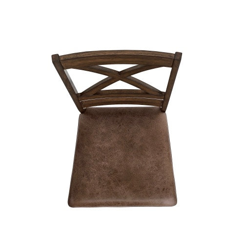 Dining Chairs Set Of 2, Brown CJDropshipping