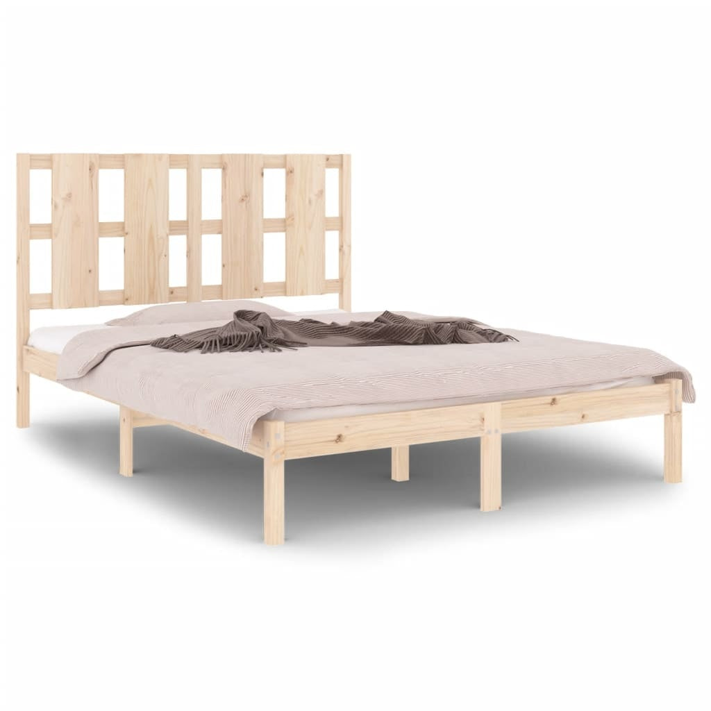 solid wood bed 120x190 cm