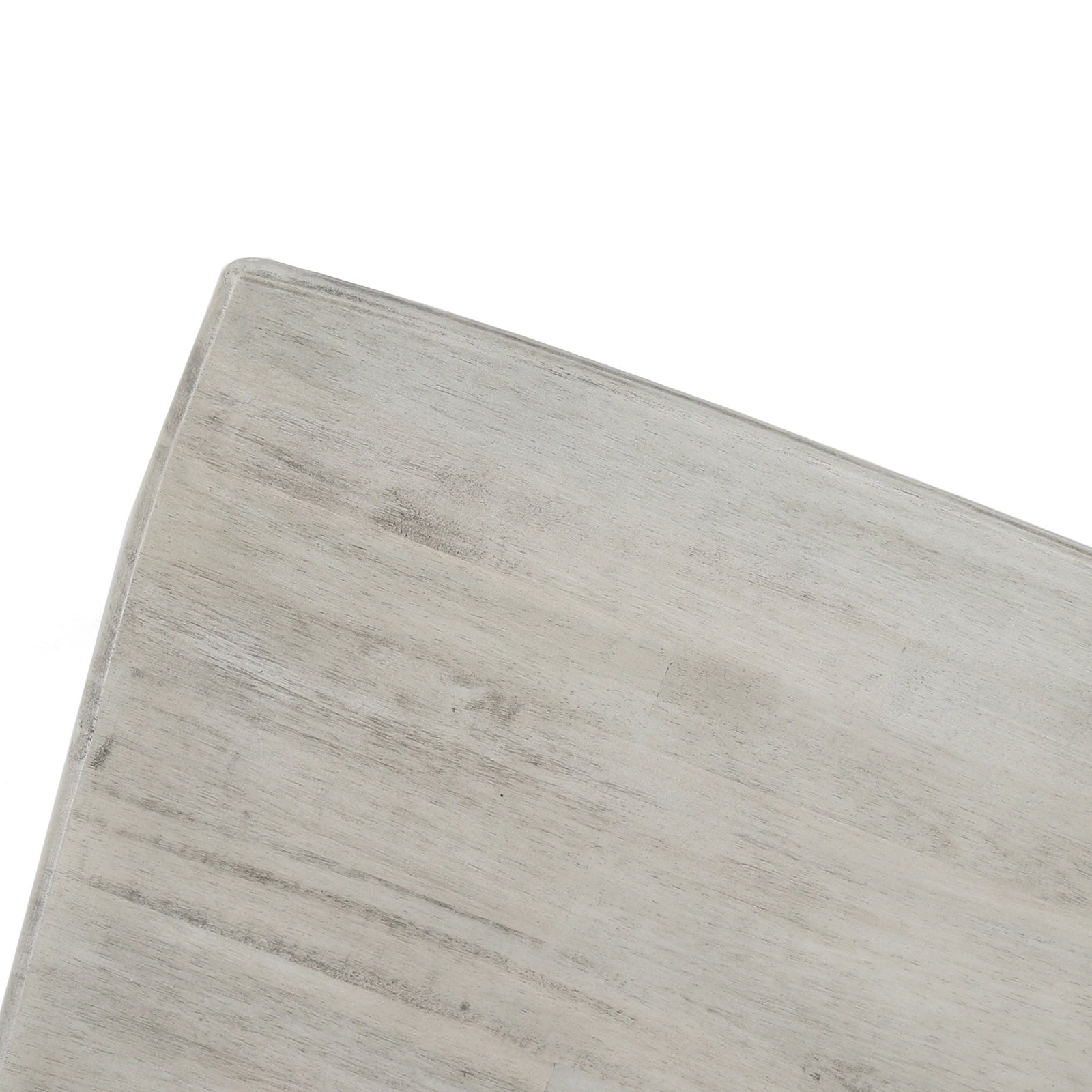 Acacia Wood Dining Chairs, Light Grey Wash, 21D X 17.75W X 35.5H Inch  Set Of 2 CJDropshipping