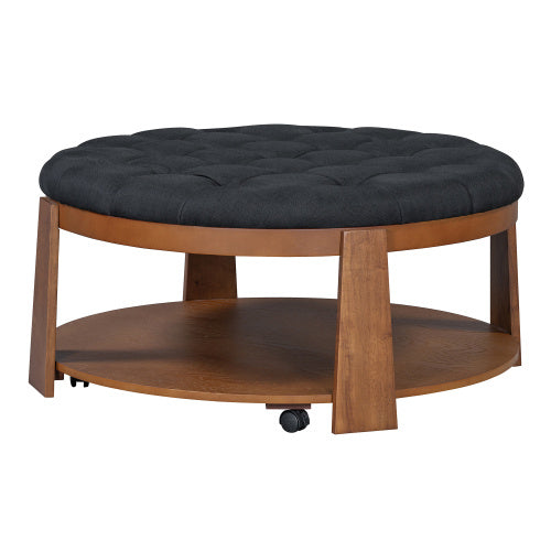 Round Footstool Coffee Table CJDropshipping