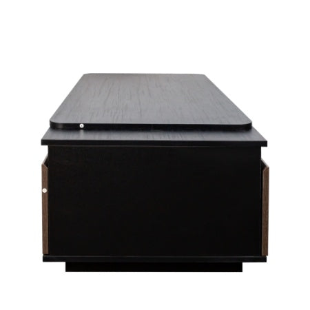 Extendable Coffee Table, Length Adjustable Wood Coffee Table With 2 Storage Drawers For Living Room, Large Long Rectangular Center Table CJDropshipping