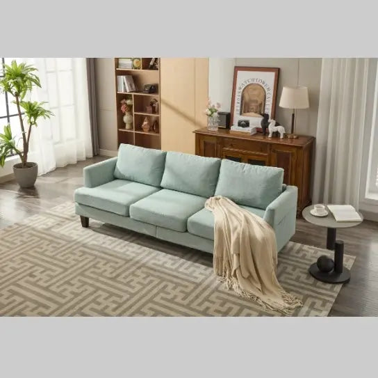 Fabric 3 Seater Couch With 2 USB, Comfortable Sectional Couches And CJDropshipping