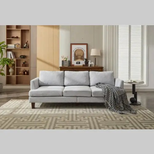 Fabric 3 Seater Couch With 2 USB, Comfortable Sectional Couches And CJDropshipping