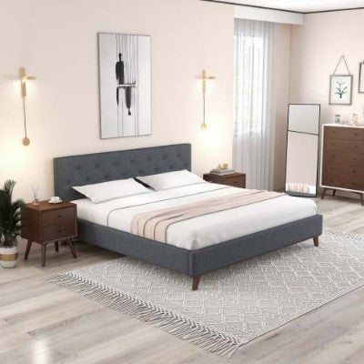 Graceville King Fabric Platform Bed