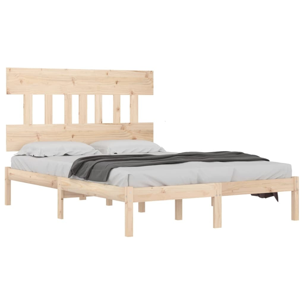 solid wood bed 120x190 cm