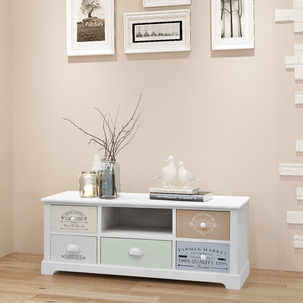 TV Cabinet French Style Wood