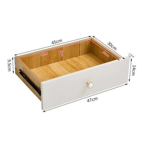 CABINET WOOD MDF BOARDS, 9 Drawers Dresser, WOOD COLOUR