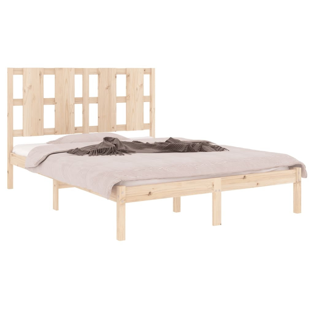 solid wood bed 120x190 cm
