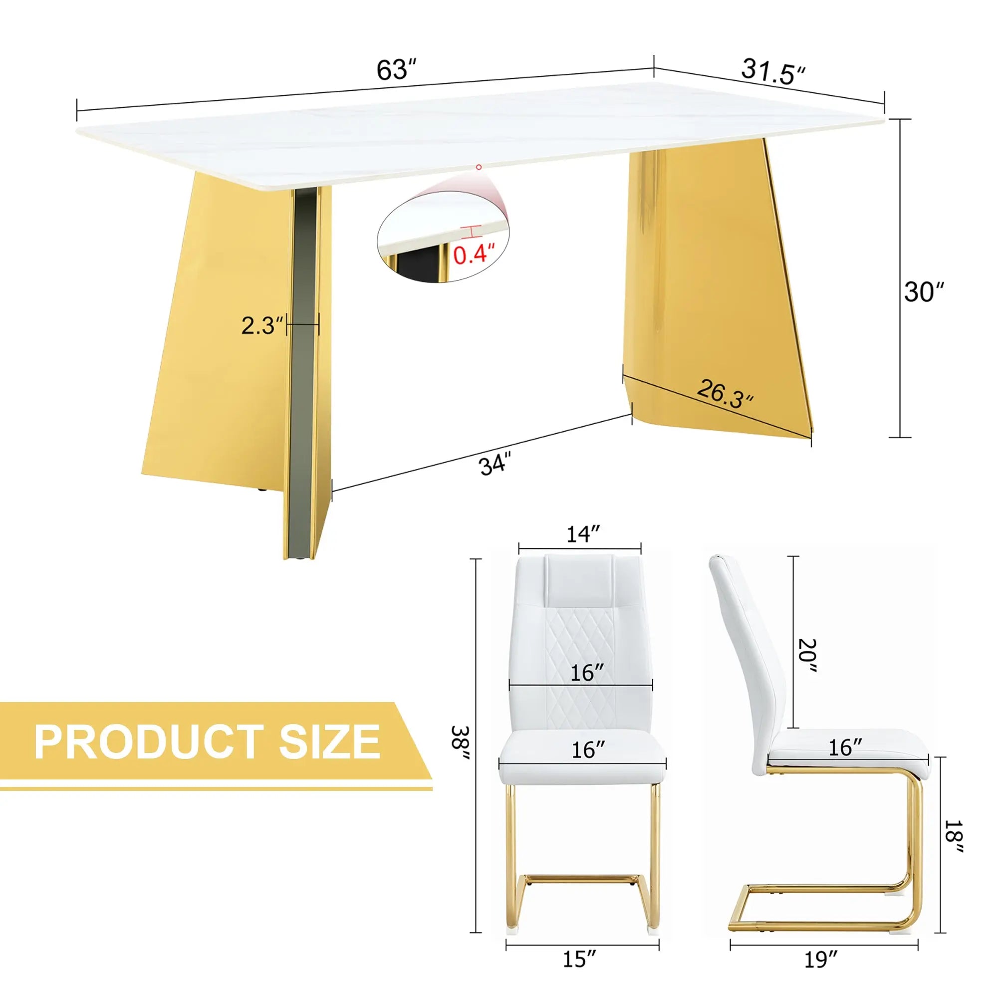 Table and chair set.63'x31.5x30' Luxurious Snow Mountain Patterned Sangria Beech
