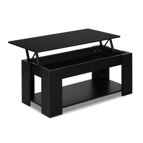 Artiss Coffee Table Lift-top Coffee Table Black Ozdingo