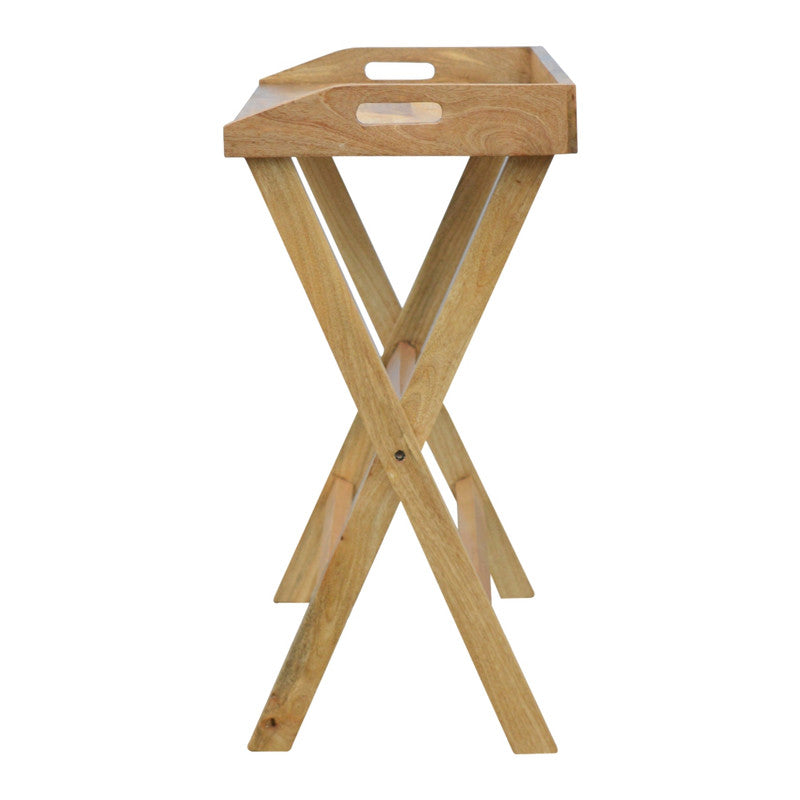 Butler Style Writing Desk with Foldable Legs Jade Epimetheus