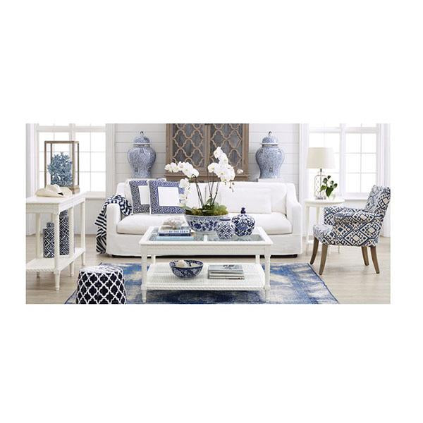 Polo Square Coffee Table White Amethyst Hera