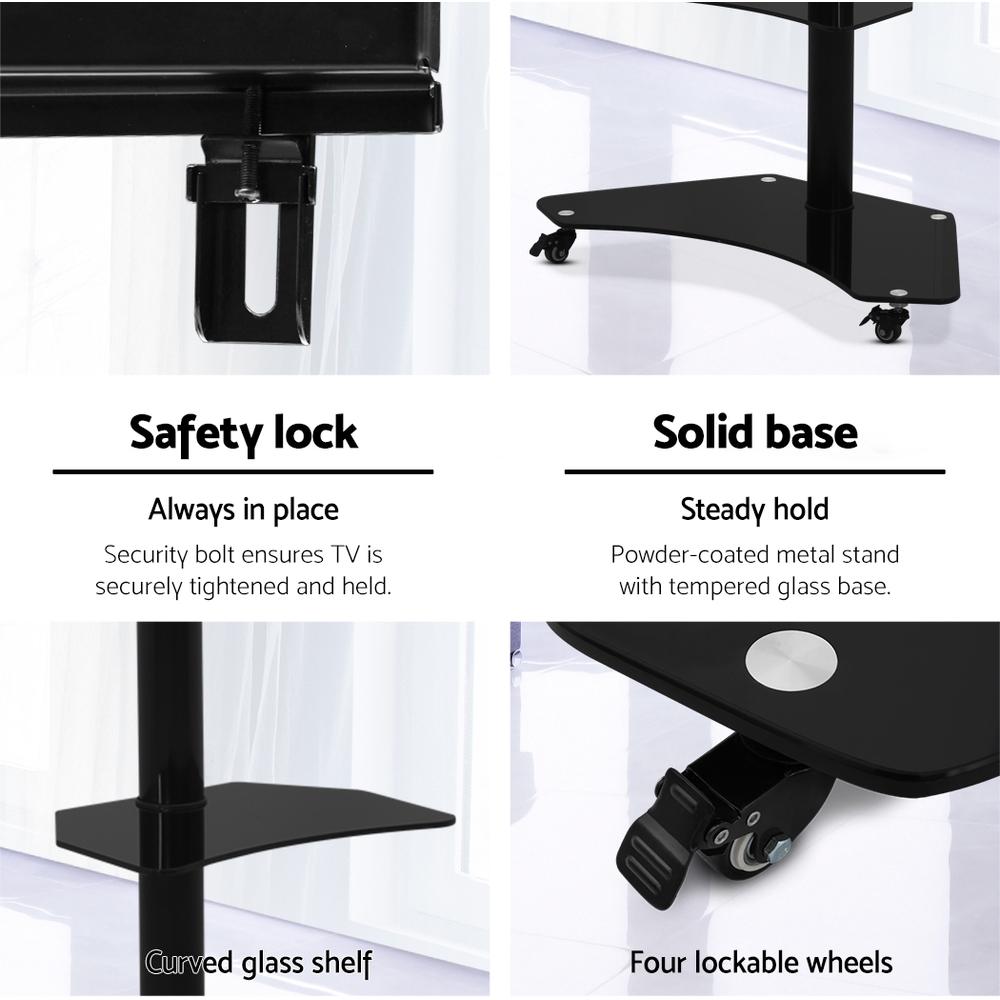 Artiss Mobile TV Stand for 32"-70" TVs Mount Bracket Portable Solid Ozdingo