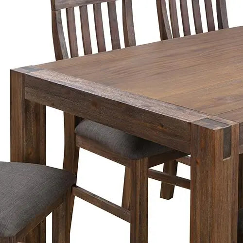Dining Table 210cm Large Size with Solid Acacia  Wooden Base in Ultramarine Dione