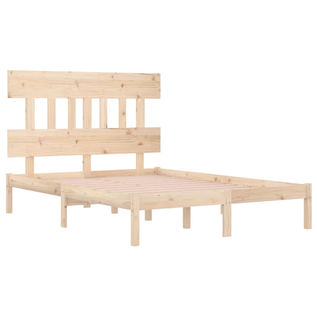 solid wood bed 120x190 cm