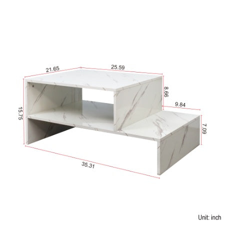 Coffee Table With Unique Architectural Shape CJDropshipping