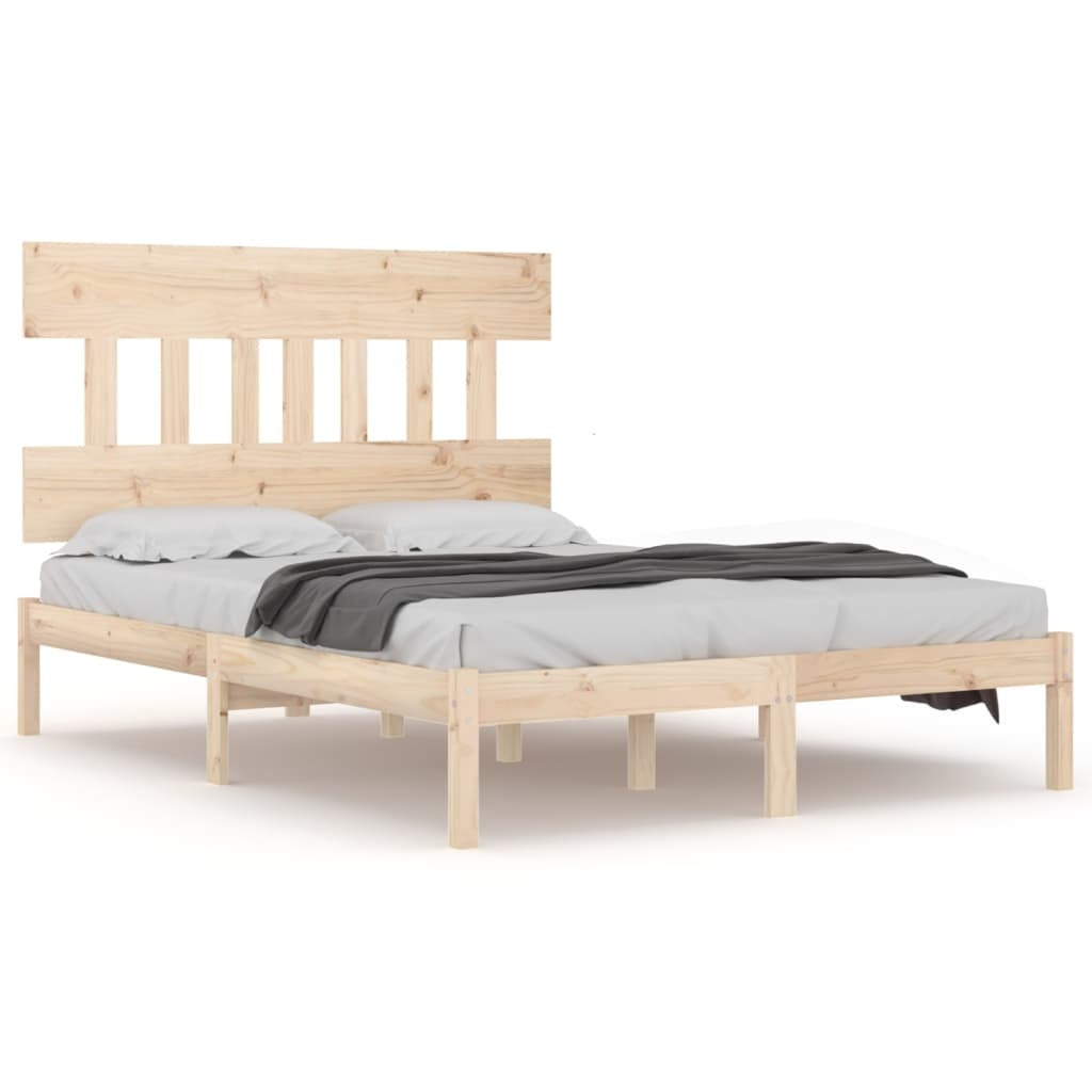solid wood bed 120x190 cm