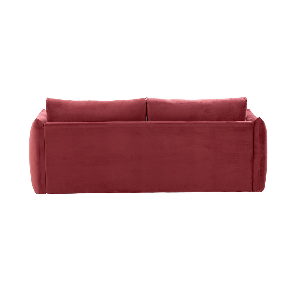 Sectional Sofa,3 seater sofa with 3 Pillows for Living Room,Velvet