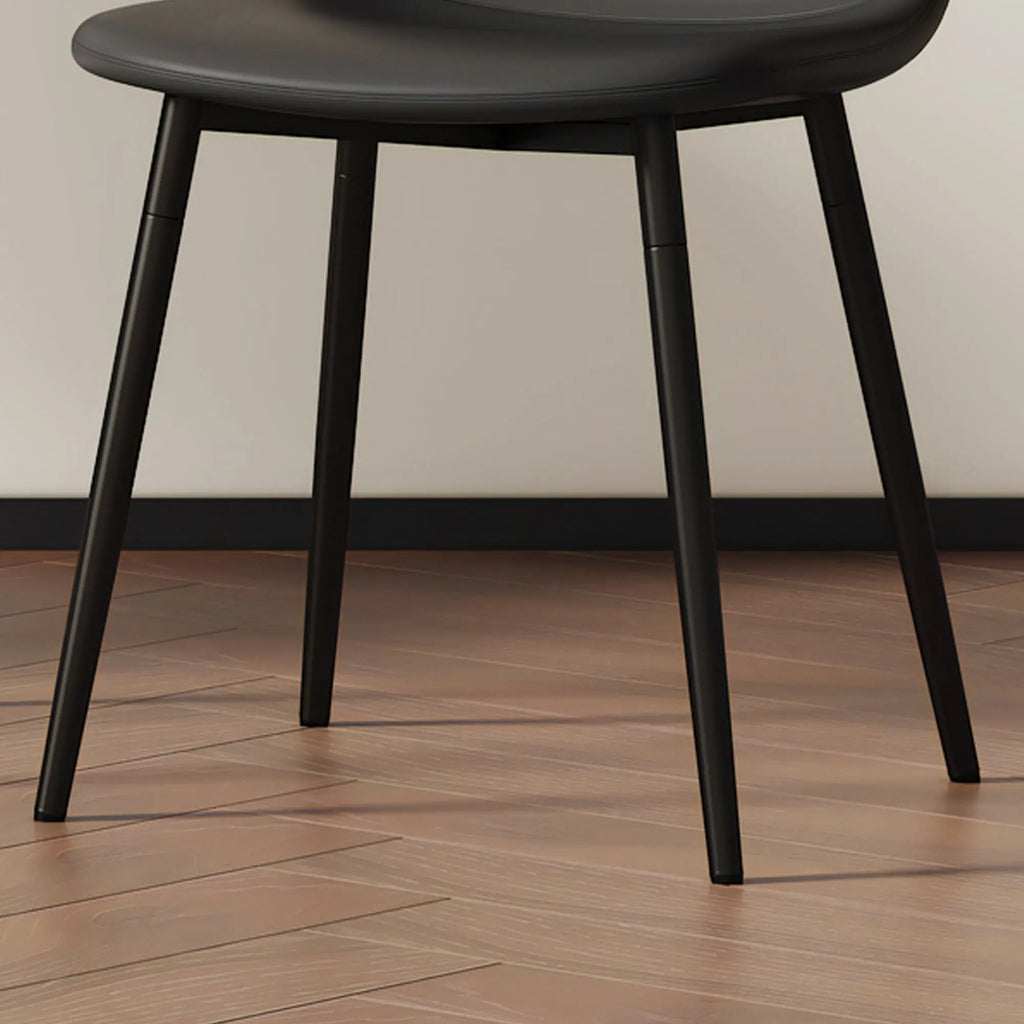 Table and chair set.79'x31.5' with X-shaped Black Metal Table Sangria Beech