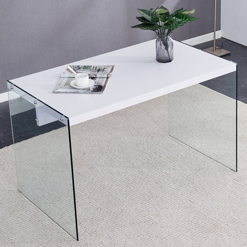 The top of the coffee table is made of MDF and white stickers, and the Sangria Beech