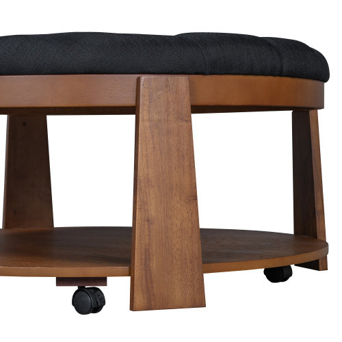 Round Footstool Coffee Table CJDropshipping