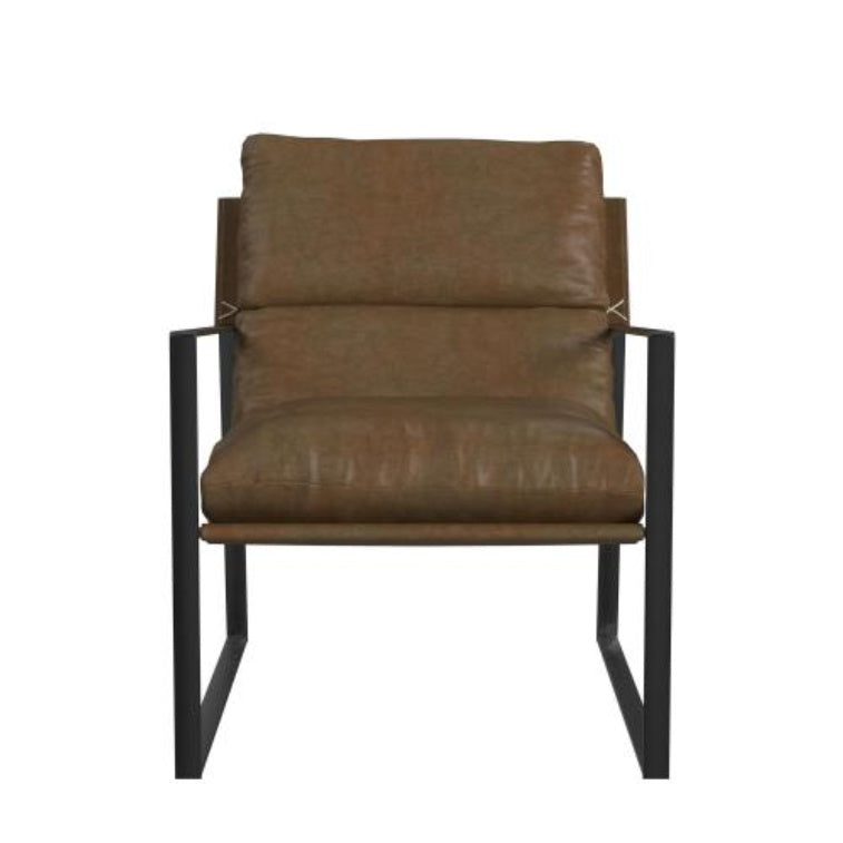 Varick Faux Leather Accent Chair