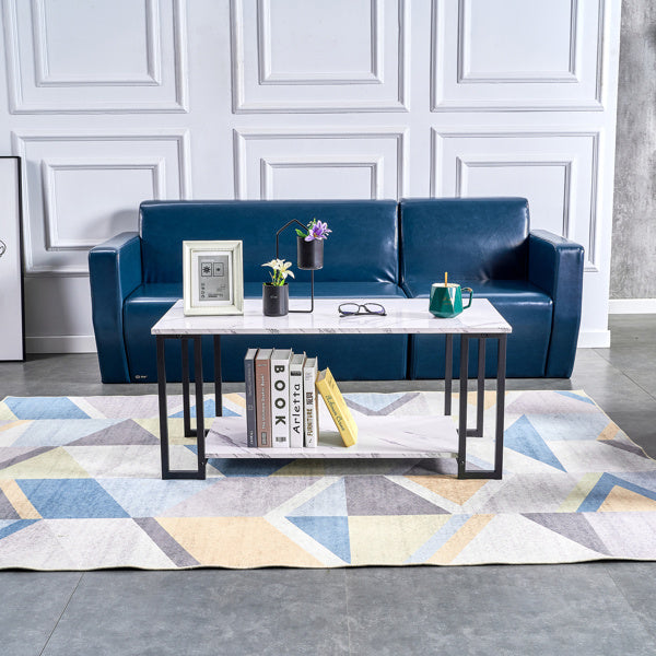 Coffee Table, 2 Layers Of 1.5cm Thick Marble CJDropshipping