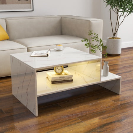 Coffee Table With Unique Architectural Shape CJDropshipping
