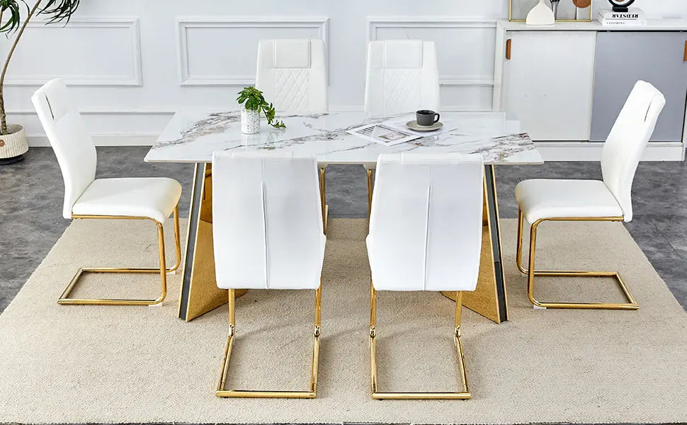 Table and chair set.63'x31.5x30' Luxurious Cold Jade Patterned Sangria Beech