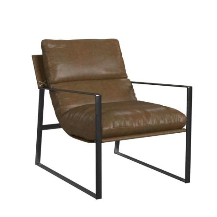 Varick Faux Leather Accent Chair