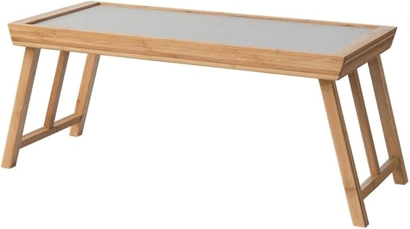 Bamboo Folding Coffee Table Tatami Low Window Table Bedside Portable Tea Tray Table Bedroom Living Room Home Office Suitable CJDropshipping