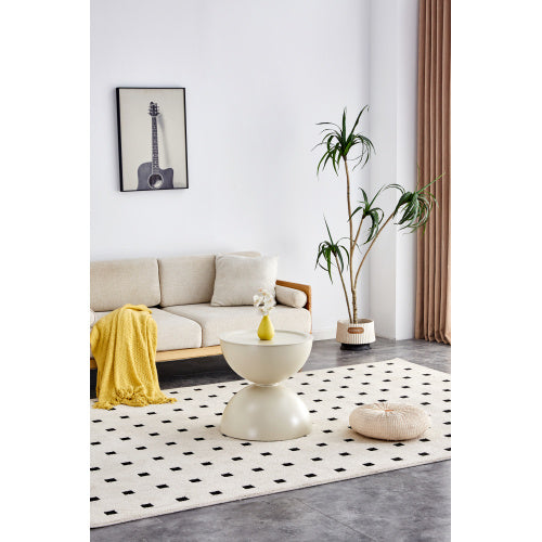 MILK WHITE Coffee Round Tables With STORGE MOVABLE TABLE TOP MULTIFUNCTIONAL END SIDE TABLE CJDropshipping