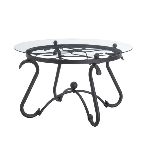 Suitable For Living Room 2-piece Tempered Glass Surface Coffee Table Set CJDropshipping
