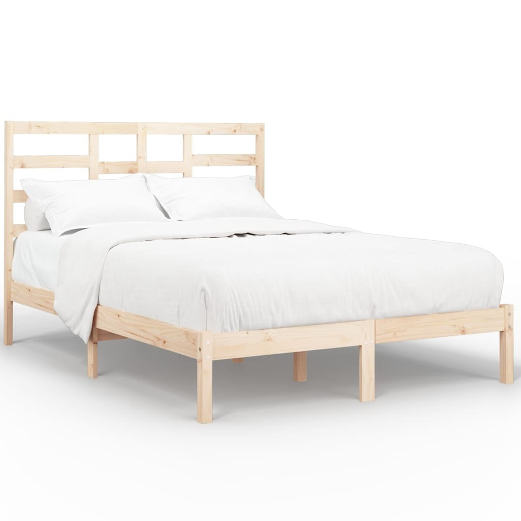 solid wood bed 140x190 cm