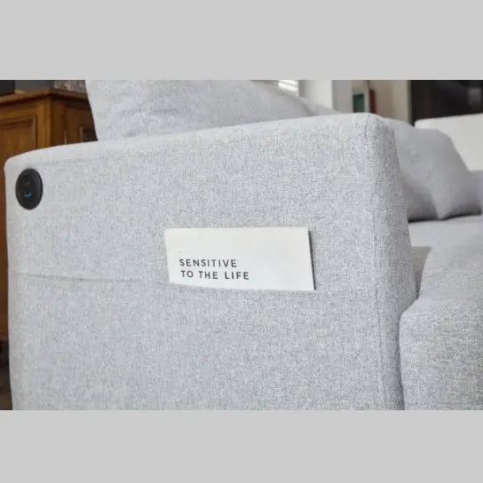 Fabric 3 Seater Couch With 2 USB, Comfortable Sectional Couches And CJDropshipping