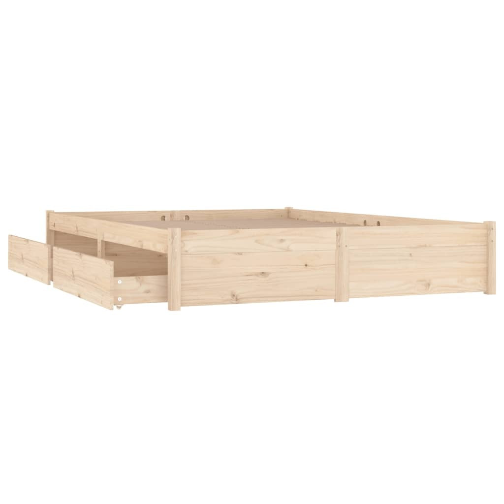 Bed with Drawers 140x190 cm