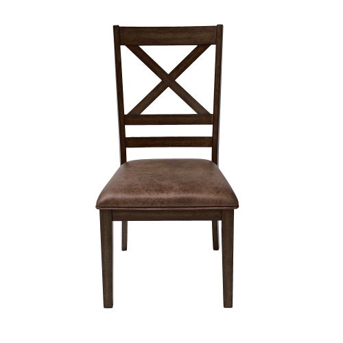 Dining Chairs Set Of 2, Brown CJDropshipping