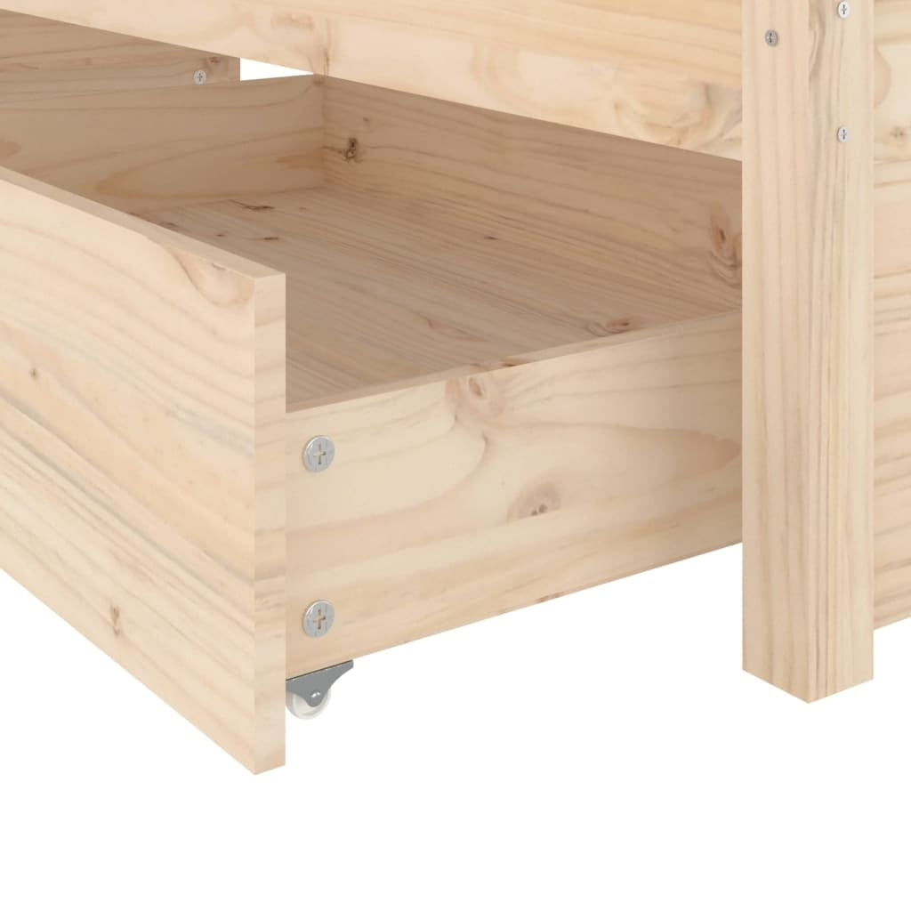 Bed with Drawers 140x190 cm