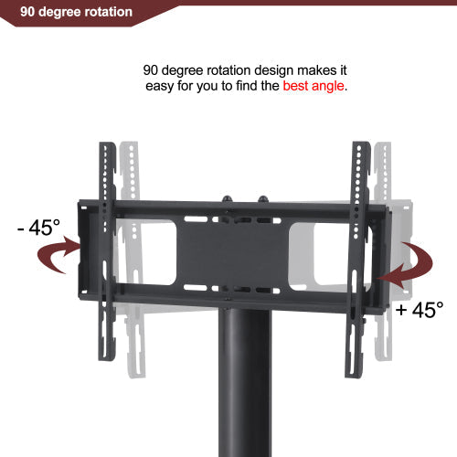 Multi-function TV Stand Height Adjustable Bracket Swivel 3-Tier Teal Simba