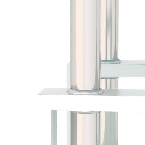 Set Of 2, Modern Tempered Glass Tea Table Coffee Table End Table,