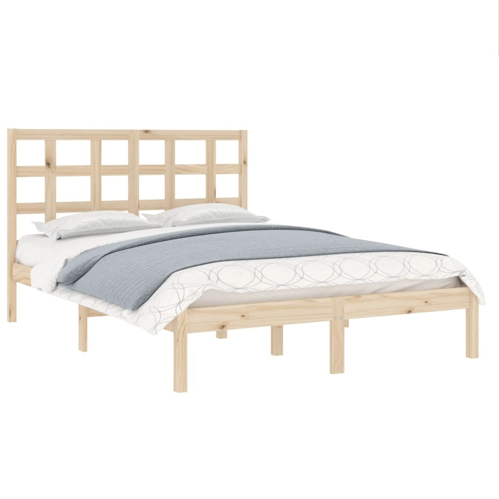 solid wood bed 120x190 cm