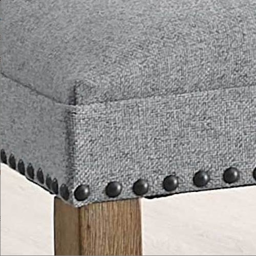 Grayson - Counter Chair With Nailhead Dark Gray
