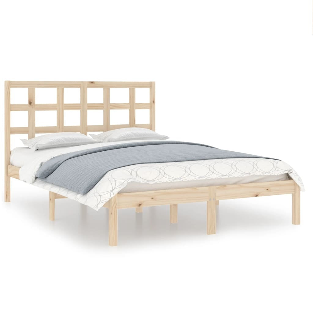 solid wood bed 120x190 cm