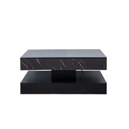 6.93IN High LED Coffee Table,Modern Coffee Table For Living Room,Living Room Tables,Large Living Room Furniture,LED Lights CJDropshipping