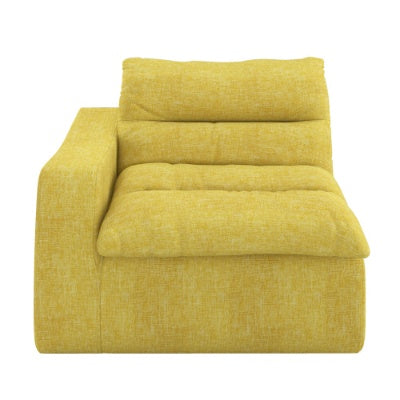 Lazy Floor Sofa, Modern Floor Lounge Chair With Left Arm, Comfortable Beanbag Sofa, Suitable For Living Room Bedroom Office