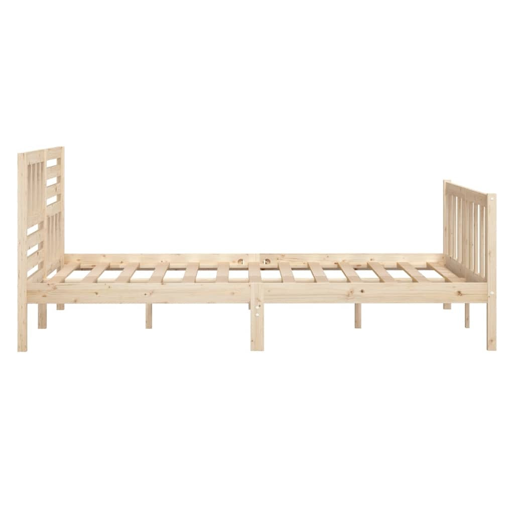solid wood bed 140x190 cm