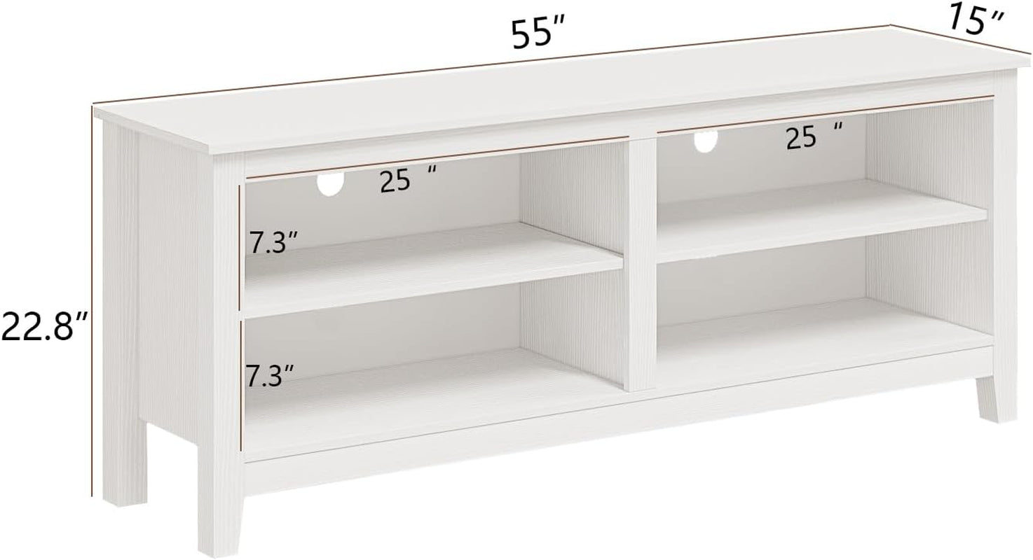TV Stand for 65 Inch TV with Storage,Modern TV Entertainment Center Peach Maple