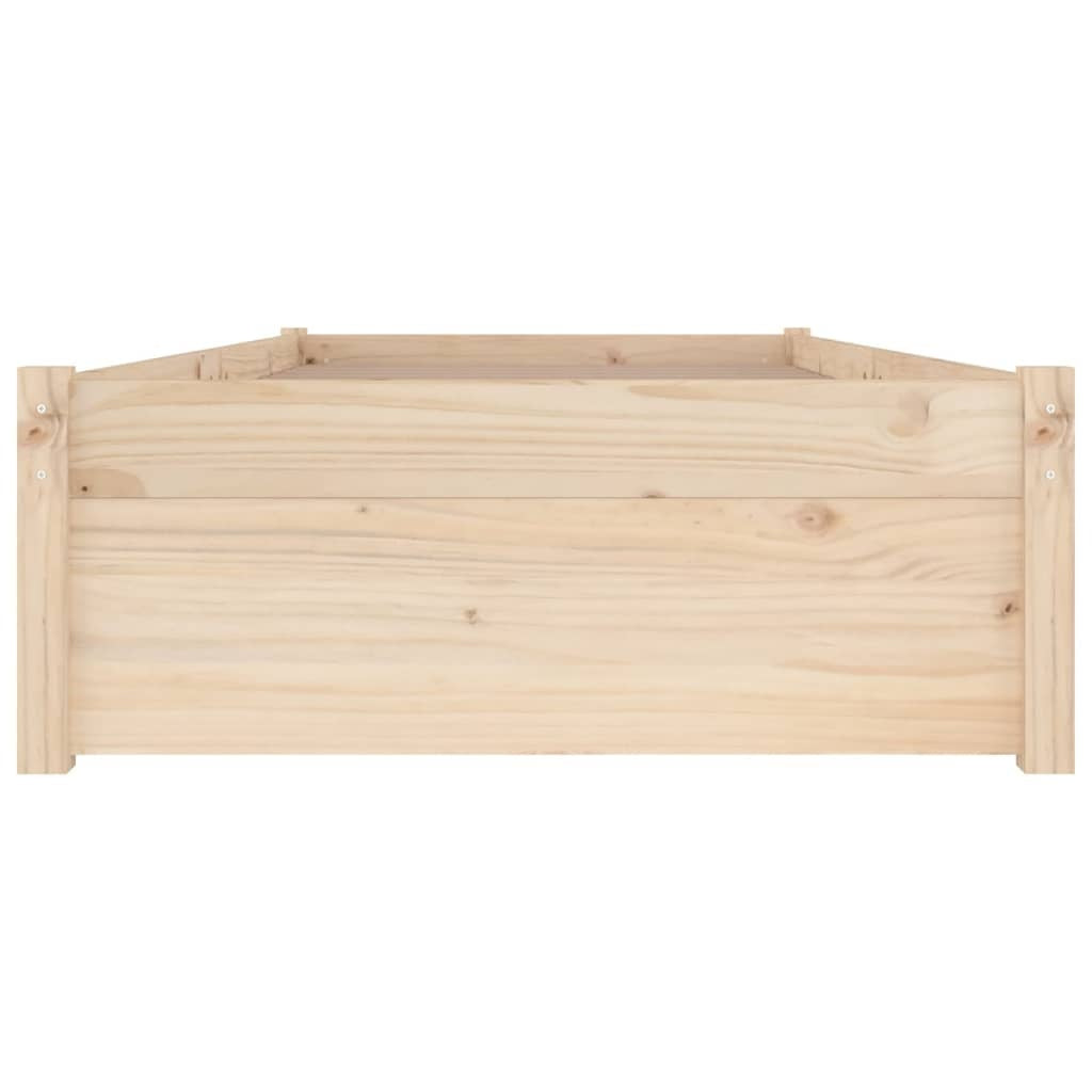 Bed with Drawers 75x190 cm