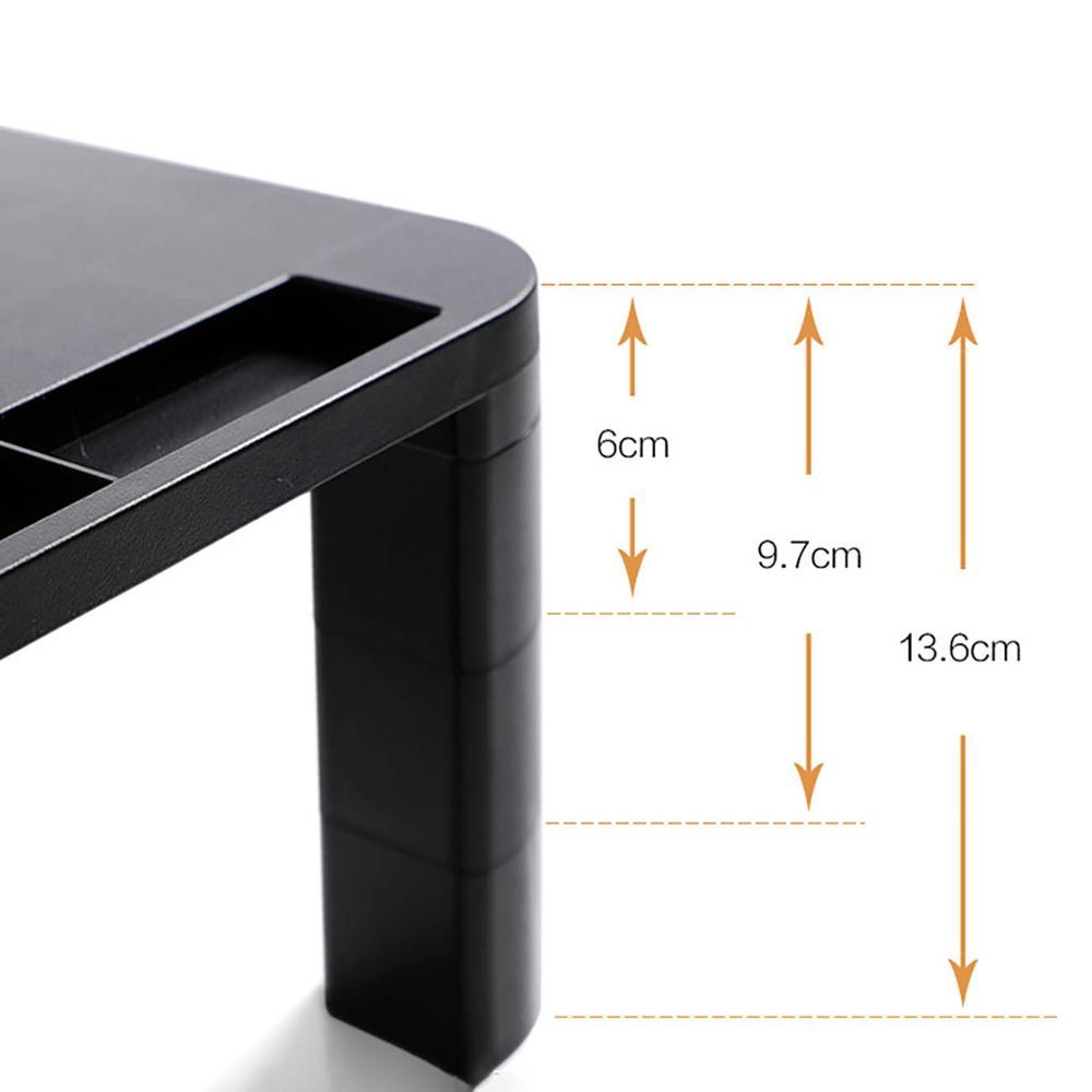 Adjustable TV Elevator Stand Screen Base Peach Maple