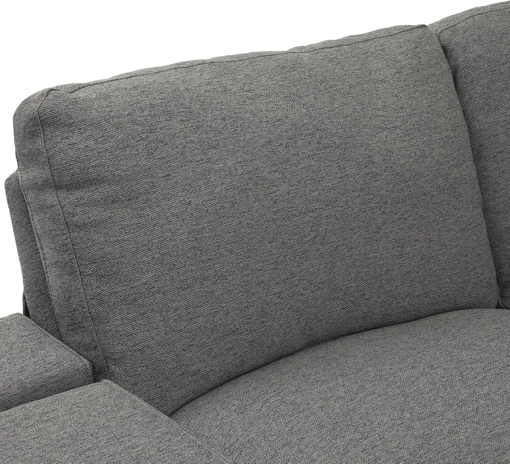 Modern Power Reclining Sectional Sofa with USB & Power Peach Maple
